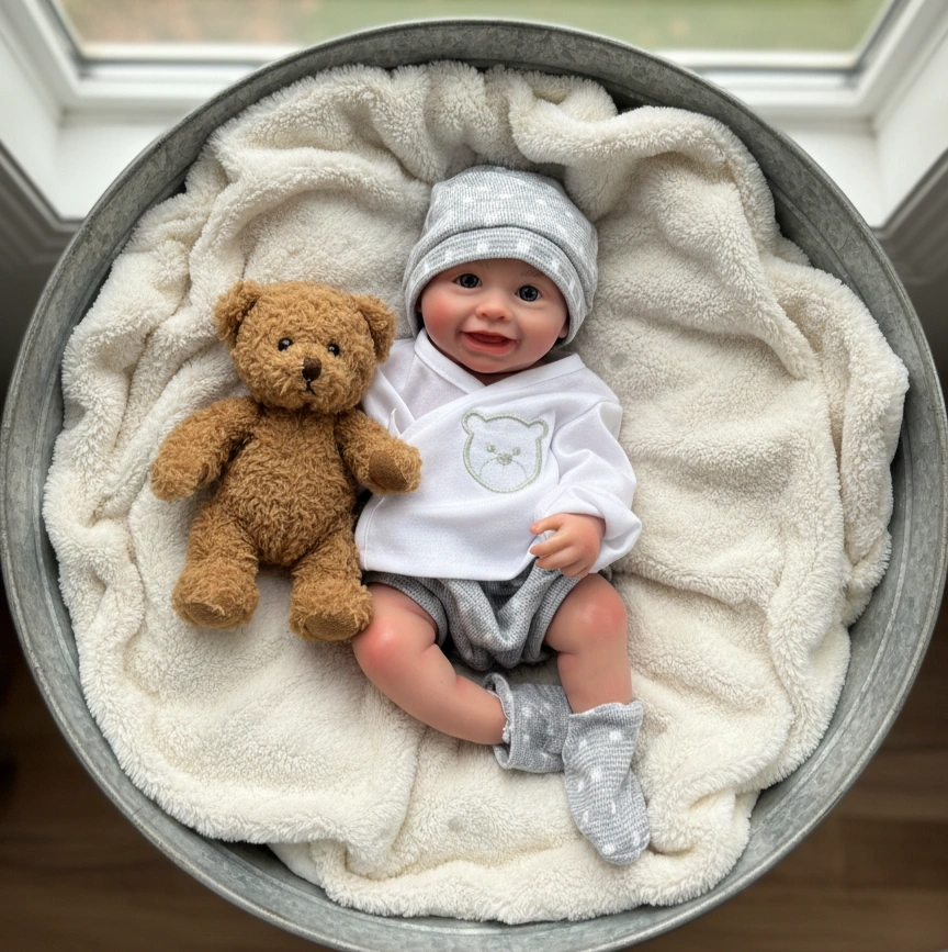 Kézzel készített szilikon Reborn babák